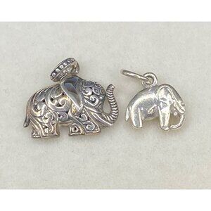 (2) elephant pendants